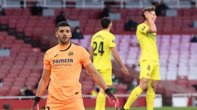 VILLARREAL PLAYER RATINGS: Geronimo Rulli 5 - Almost made a mess of an Aubameyang shot in the first half and then nearly gifted a goal to Smith-Rowe when failing to deal with a cross. EPA