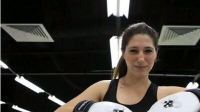 Jessica Ashooh, a policy analyst at the Ministry of Foreign Affairs, is gearing up for her first big fight next month. Ravindranath K / The National