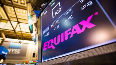 Up to 143 million customers' personal data is believed to have been compromised following a data breach at credit report provider Equifax. Michael Nagle / Bloomberg