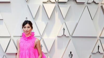 Gemma Chan, in Valentino, attends the 91st annual Academy Awards on February 24, 2019. EPA