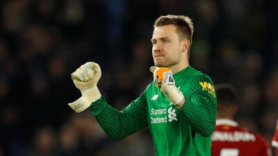 Simon Mignolet and Liverpool are on a good run of form going into Sunday's Merseyside derby. John Sibley / Action Images via Reuters