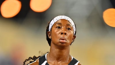 Shelly-Ann Fraser-Pryce during the Doha Diamond League . EPA