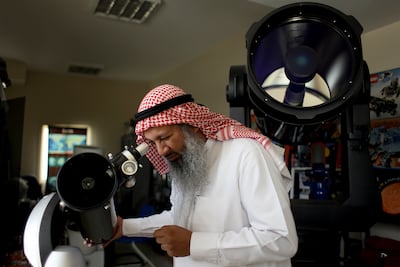 Dr Hasan Al Hariri is the chief executive of the Dubai Astronomy Group. Rich-Joseph Facun / The National