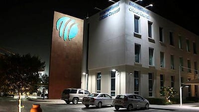 Darkness looms ahead in the corridors of power at the democratically-elected ICC office, currently headquartered in Dubai. Mike Young / The National