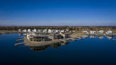 The Delta Coves housing development under construction on Bethel Island, California. Prices for single family homes jumped 12% across the US in the third quarter, according to new statistics. Bloomberg