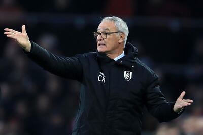 Claudio Ranieri gives instructions. Getty Images
