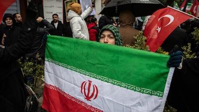Accused of violence against peaceful protesters, Iran has blamed the unrest on Israeli and US-backed agitators. Getty Images