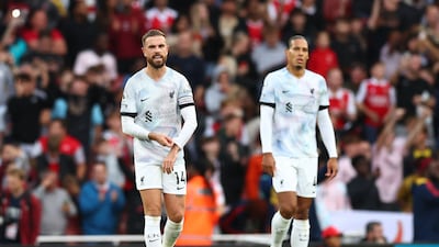 Jordan Henderson - 5 The captain was over-run in the midfield and should have done much better before Arsenal’s second. He helped create Firmino’s goal but could not cover the space left by Alexander-Arnold. Reuters