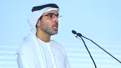 Sharif Al Olama, undersecretary for energy and petroleum affairs in the Ministry of Energy and Infrastructure, during the RAK Energy Summit. Victor Besa / The National