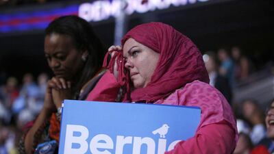 Bernie Sanders articulated what many felt. They had seen their living standards drop as jobs were shipped overseas. Matt Rourke / AP Photo