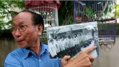 Country first: Col Tran Trong Duyet, the commandant of Hoa Lo Prison from 1968 until the American POWs were released in 1973, who says he would vote for McCain if he could.