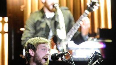 The Kings of Leon frontman Caleb Followill performs at the Hurricane Festival in Scheessel, Germany, in June.