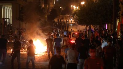 Demonstrators gathered on a road leading to the country's parliament. Reuters