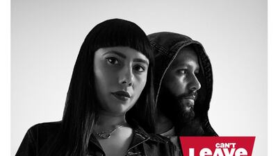 In this take on lockdown humour, the Levi's logo has been reconfigured to read "can't leave". Courtesy Donovan Goliath