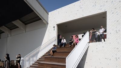 Visitors at the Kalba Ice Factory, 2023