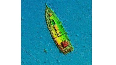 HMS Enterprise used her new hi-tech survey launch to produce stunning 3D images of two previously-undiscovered wrecks in one of the world´s busiest harbours. The Devonport-based ship and her boat Spitfire found two dhows on the seabed of Port Rashid, one of the ports serving the metropolis of Dubai.