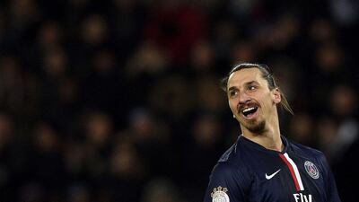 Paris Saint-Germain and Zlatan Ibrahimovic advanced to the Coupe de la Ligue final on Tuesday. Franck Fife / AFP