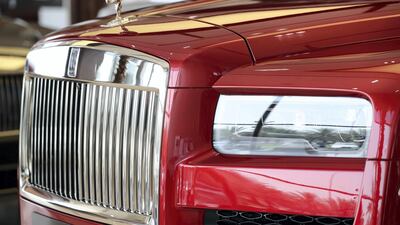 The adjustable ride height lowers by 40 millimetres to aid access for passengers. Chris Whiteoak / The National