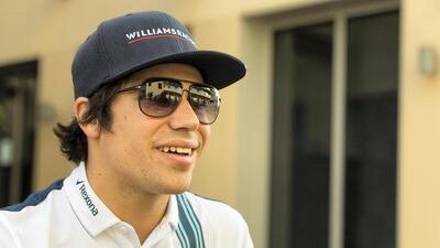 Lance Stroll became the youngest rookie driver to finish on the podium in F1 and the youngest to start a race on the front row. Christopher Pike / The National