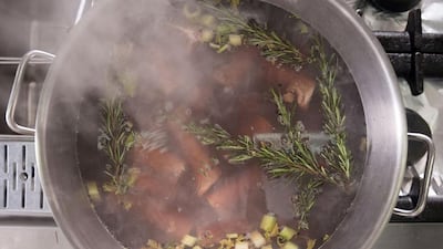 The Clean Living Company's bone broth is simmered for 48 hours with organic marrow from grass-fed cows or pastured chickens. Courtesy The Clean Living Company