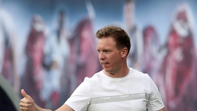 Leipzig manager Julian Nagelsmann. AFP