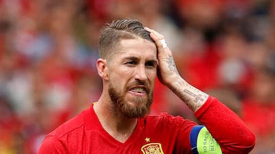 Sergio Ramos has won 180 caps for Spain, scoring 23 goals