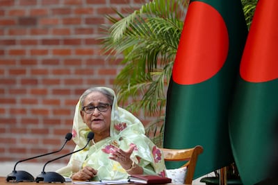 Sheikh Hasina, Prime Minister of Bangladesh, has condemned the protests. Reuters
