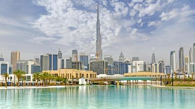 District 1: A six-bedroom mansion in the heart of Downtown sits by a 7km freshwater lagoon that's home to the world's largest swimming pool. Price: Dh16,500,000 to 19,500,000