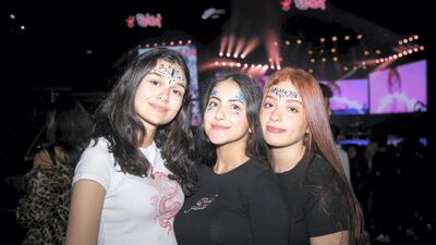 Fans at RedFestDXB 2020. Reem Mohammed/The National