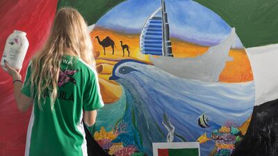 Union Day celebrations at Bloom World Academy. Antonie Robertson/The National