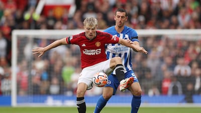 Rasmus Hojlund - 6: Aggressive on his first United start, getting in front of Dunk for early crosses. Thought he’d scored after 40 minutes. VAR didn’t. Linked well with Rashford. Decision to bring him off was booed. Getty
