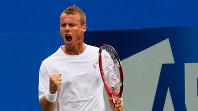 Lleyton Hewitt had seen his ranking dip from No 1 to No 233. The Australian, though, has fought back to 41st in the table. Andrew Cowie / AFP