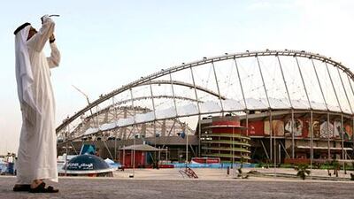 Zac Cox was killed in January at the Khalifa Stadium, one of the key venues for the 2022 World Cup. Jason Reed/Reuters