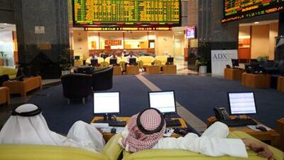 Shares on the Abu Dhabi Stock Exchange have followed oil prices higher this month.