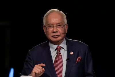 Malaysia's former prime minister Najib Razak. Nurphoto