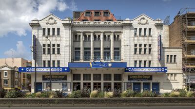 Streatham Hill Theatre in south London which is in need of significant conservation and repair. The theatre, which opened in 1929, has been added to Historic England's at-risk register.