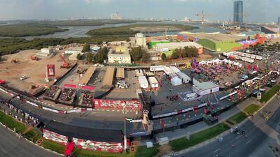 Panoramic shot of the RAK Half Marathon 2016, the world’s fastest marathon.