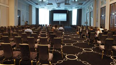A ballroom located inside the Four Seasons Abu Dhabi. Delores Johnson / The National