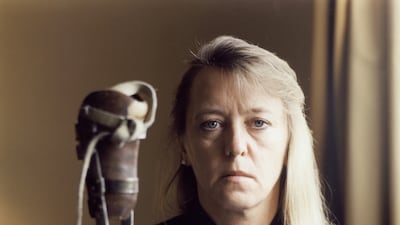 1997. Jody Williams was awarded alongside the International Campaign to Ban Landmines 'for their work for the banning and clearing of anti-personnel mines'. Getty Images