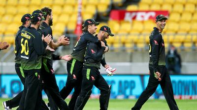Australia spinner Ashton Agar is applauded off the field by teammates after taking six wickets. Getty