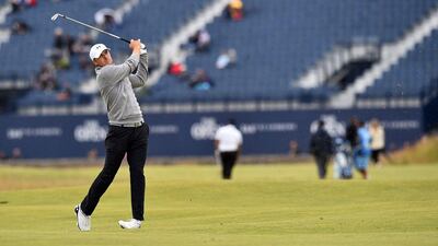 Jordan Spieth arrives at The Open as favourite. He will tee off at 12.33pm (UAE time). Ben Stansall / AFP
