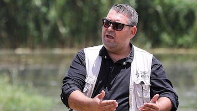 Hazem Hrisha, director of the Azraq reserve. AFP