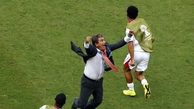 The Costa Rica tactician, Jorge Luis Pinto, led his team to the quarter-finals and left the tournament undefeated. With the players he had at his disposal, the achievement is all the more remarkable. Pinto’s side, ranked No 28 in the world, were supposed to be the whipping boys of Group D, yet finished top after wins over Uruguay and Italy. REUTERS/Ruben Sprich