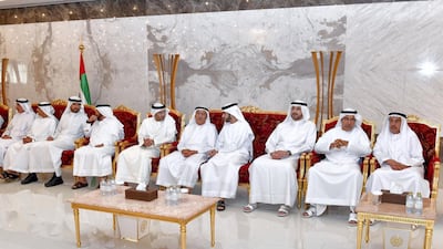 Khalifa Saeed Suleiman, director-general of the Department of Protocol and Hospitality in Dubai, accompanied Sheikh Mohammed. Courtesy Dubai Media Office / Wam