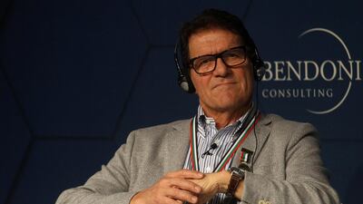 Fabio Capello made his comments at the Dubai International Sports Conference. Satish Kumar / Reuters