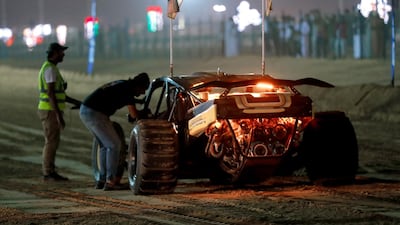 The high-performance vehicle on the starting line. Victor Besa / The National