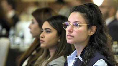 Attendees at the UAE's first Workers Incentives and End of Service Benefits Conference in Dubai last week. The event organised by financial advisory firm Mondial examined how the end of service benefit will evolve in the future. Leslie Pableo / The National