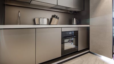 The kitchen of the Armani Residences. Courtesy Luxhabitat