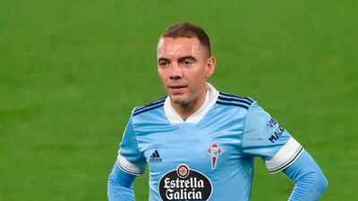 Celta Vigo's Spanish forward Iago Aspas. AFP
