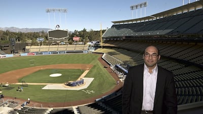 Farhan Zaidi was named general manager of MLB's Los Angeles Dodgers in November. Damian Donvarganes / AP